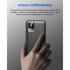 Batearía portátil 10.000mah + cables C y IPhone 22.55w negra  2