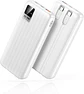 Batearía portátil 10.000mah + cables C y IPhone 22.55w Blanca  - Miniatura 1