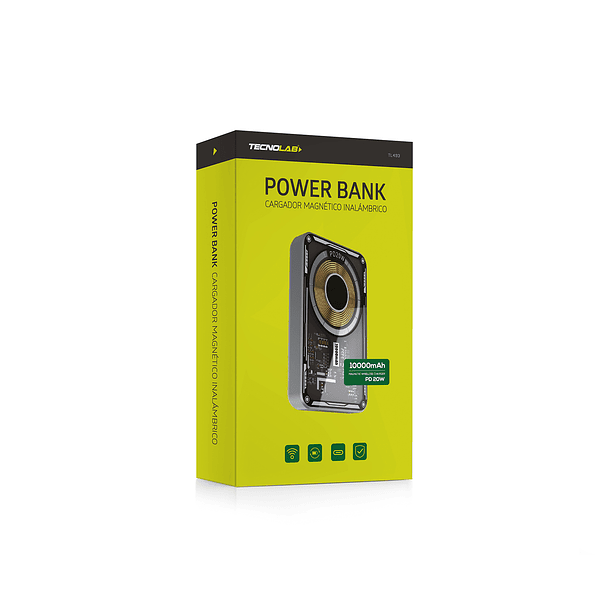Powerbank portatil 10.000mah inalambrica magnetica PD20W  5