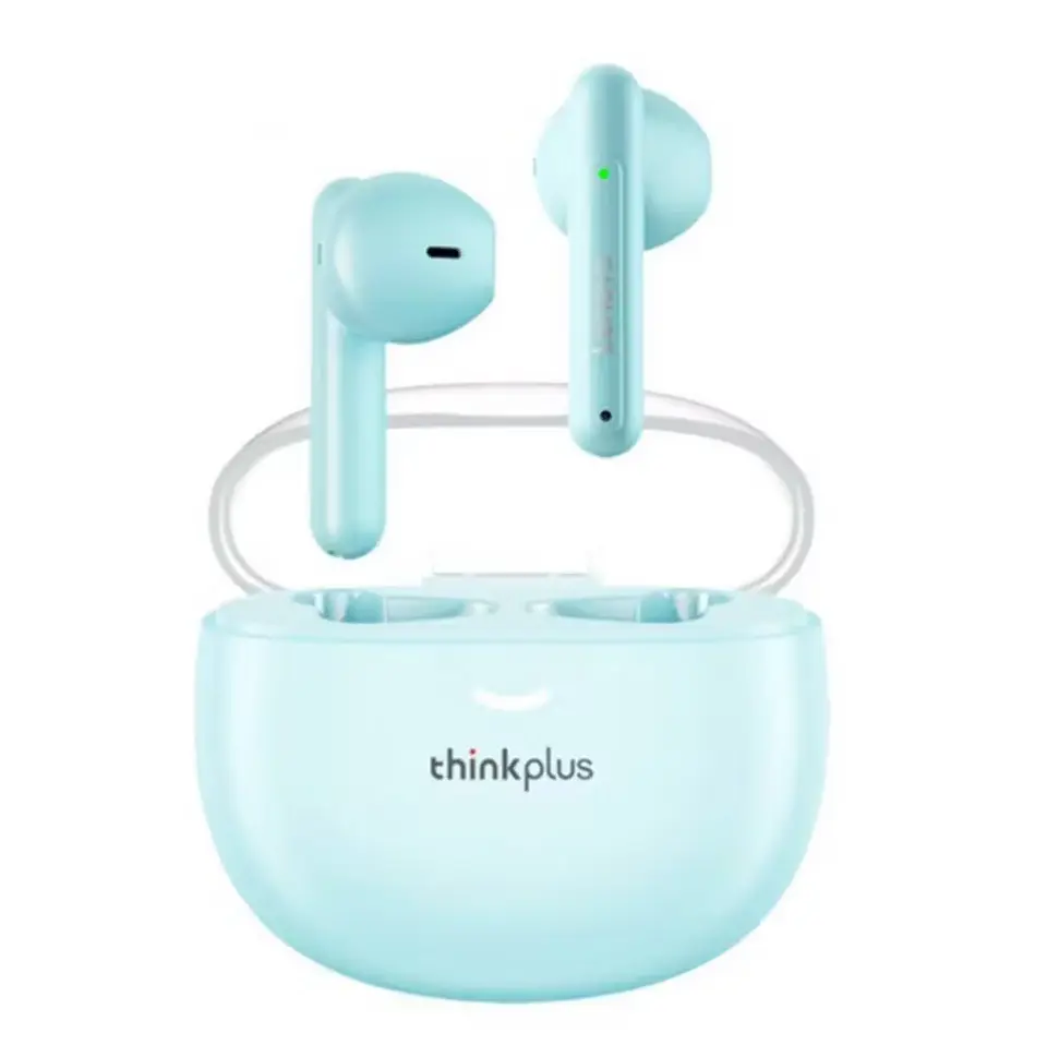 Audifonos Lenovo inalambricos LP1 PRO Verde Agua 1
