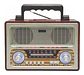 Radio retro portatil BT/FM/SD Recargable AP02055  - Miniatura 1