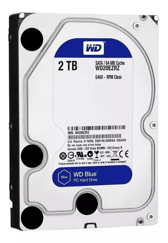 DIsco HDD WD AZUL 2TB 3.5 SATA WD BLUE | Easytech store