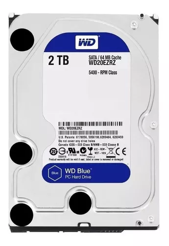DIsco HDD WD AZUL 2TB 3.5 SATA WD BLUE | Easytech store