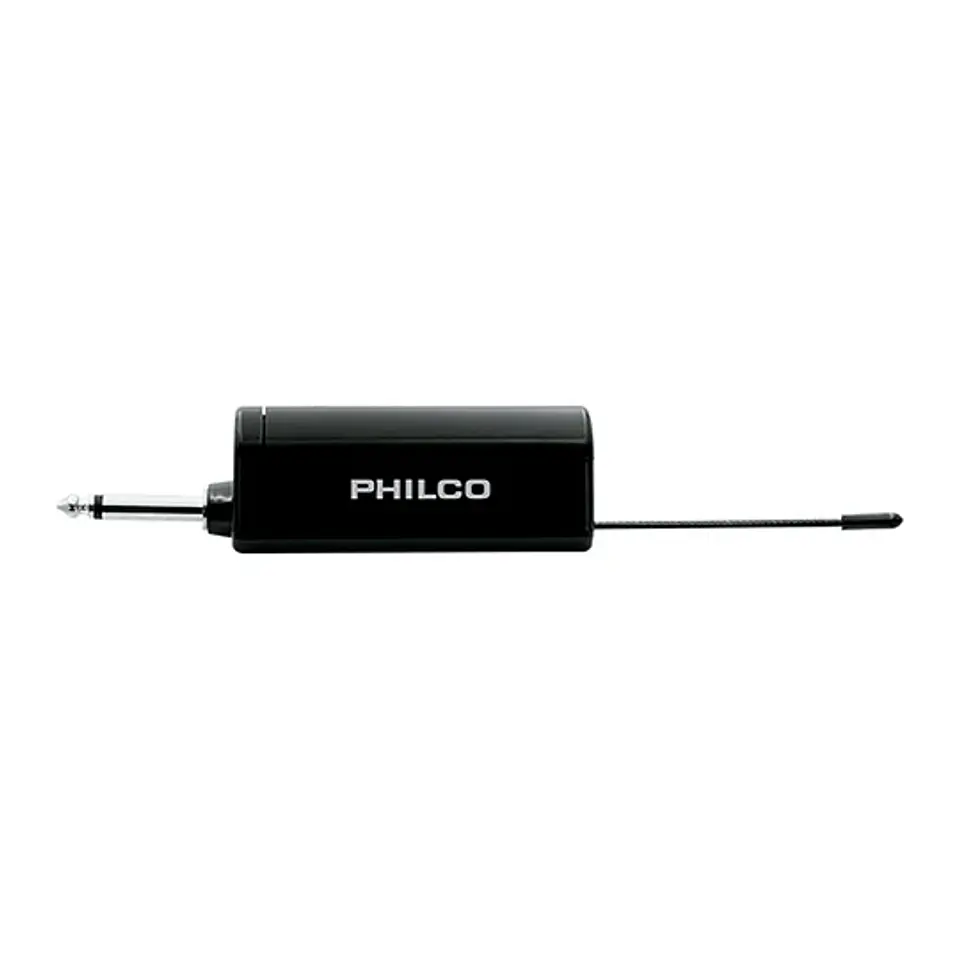 Microfono inalambrico UHF receptor recargable PHILCO  2