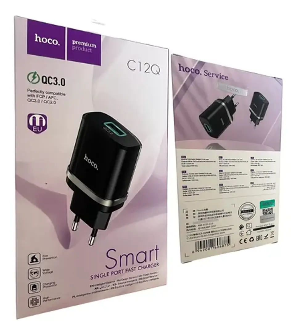 Cargador sin cable QC 3.0 HOCO C12Q  4