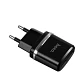 Cargador sin cable 2 USB 2.4 HOCO C12 Negro  - Miniatura 2
