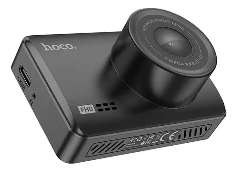 Camara para auto con pantalla HOCO DV2 Negro  4