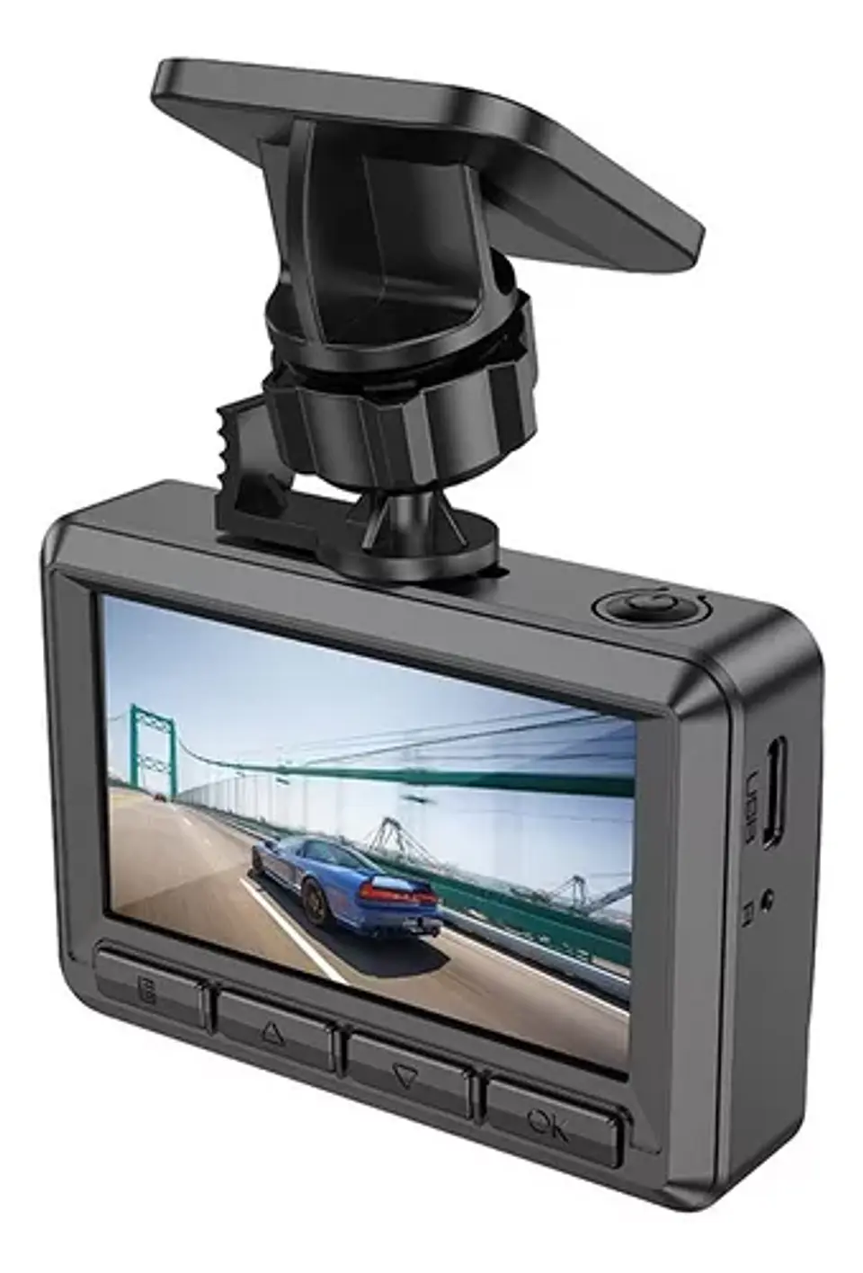 Camara para auto con pantalla HOCO DV2 Negro  2