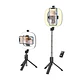 Tripode selfie con aro de luz para celular HOCO LV03 Negro  - Miniatura 2