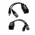 Video Balun RJ45-H BNC-M UTP Cat5e Cat6 8MP HD Plug-M/H req/12-48Vdc  1