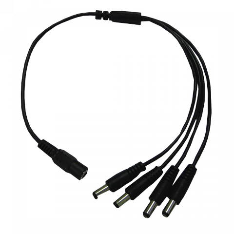 Cable cctv poder splitter 4 salidas