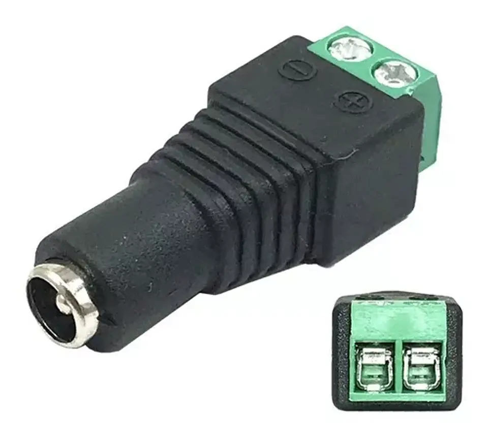 Pack 5 Par Conector Dc Macho Hembra  3