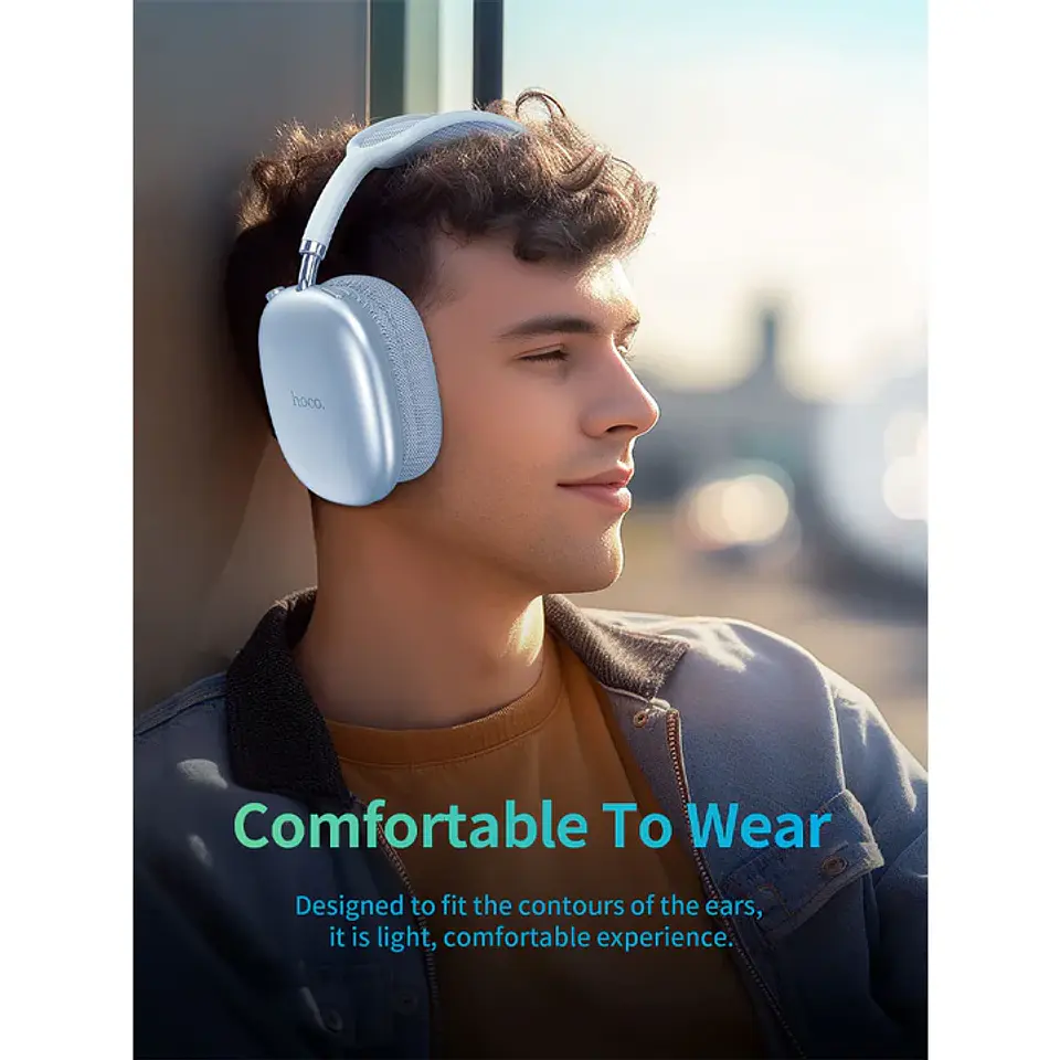 Audifonos bluetooth Hoco Air W35 LILA 5
