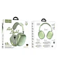 Audifonos bluetooth Hoco Air W35 VERDE AGUA - Miniatura 2