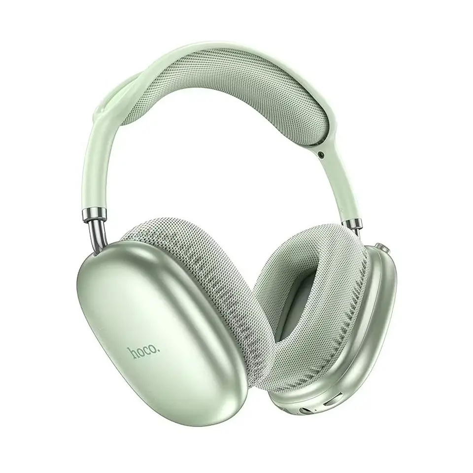 Audifonos bluetooth Hoco Air W35 VERDE AGUA 1