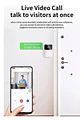 Kit de timbre con cámara WiFi inalámbrica inteligente recargable X9  - Miniatura 2