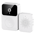 Kit de timbre con cámara WiFi inalámbrica inteligente recargable X9  3