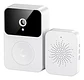 Kit de timbre con cámara WiFi inalámbrica inteligente recargable X9  - Miniatura 3
