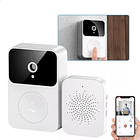 Kit de timbre con cámara WiFi inalámbrica inteligente recargable X9  5