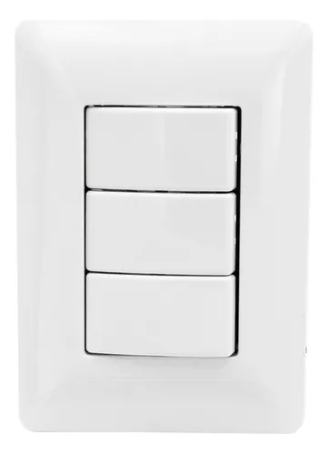 Interruptor para muro Triple 250V 10A