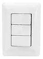 Interruptor para muro Triple 250V 10A  - Miniatura 1