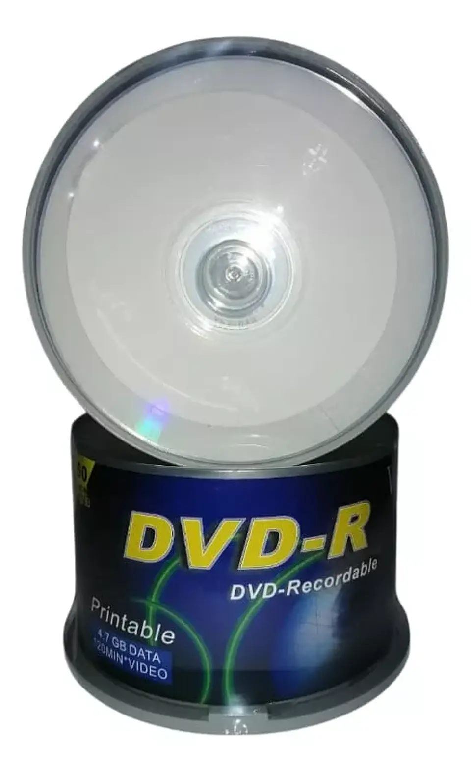 Dvd-r Verbatim Imprimible 4x , 4.7gb Pack 50 unidades 1