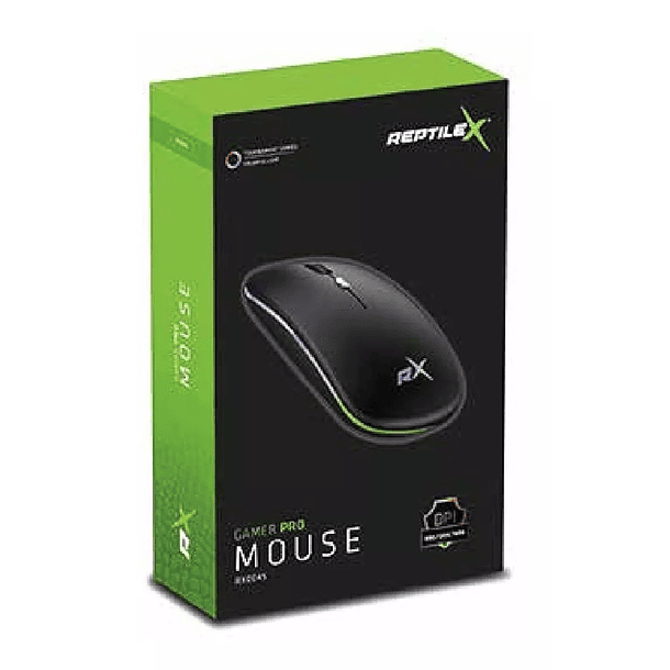 Mouse inalambrico recargable Reptilex RX0045  2