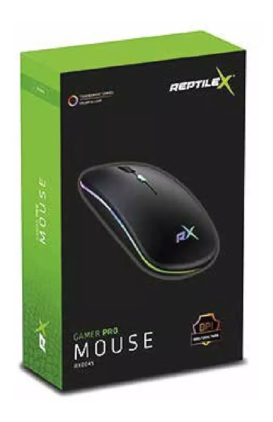 Mouse inalambrico recargable Reptilex RX0045  2