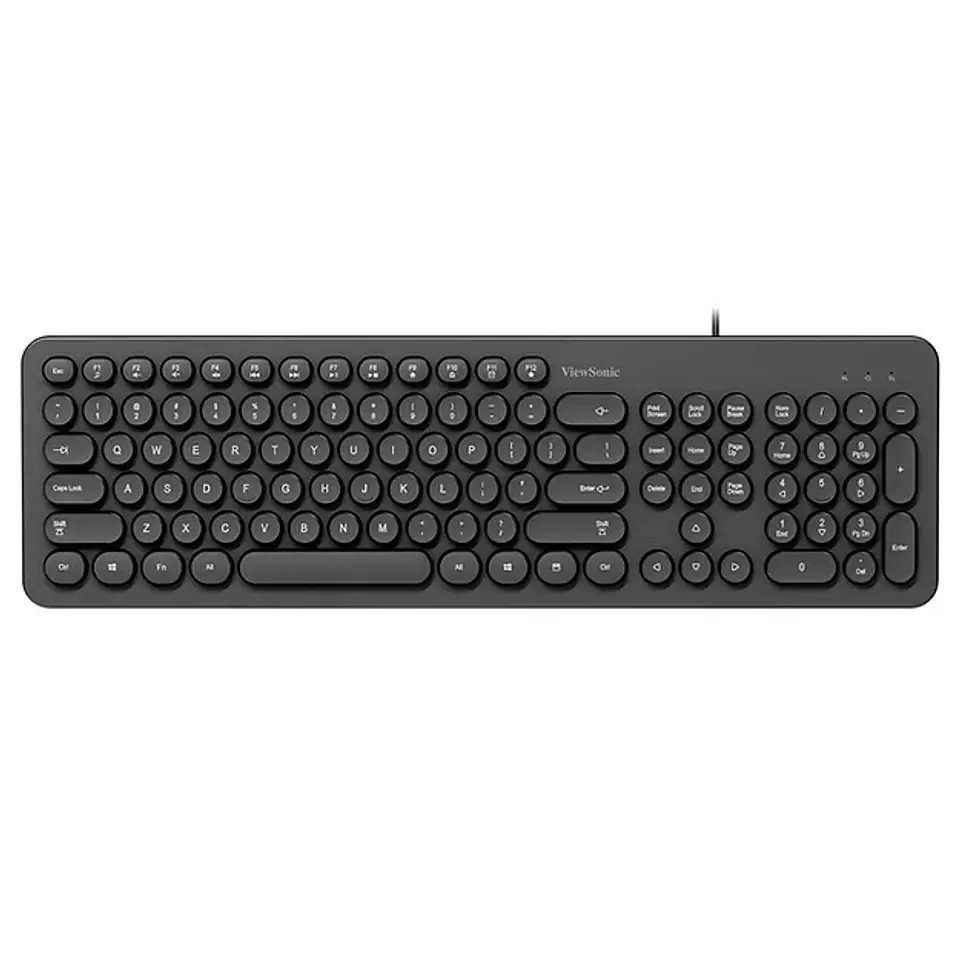 Teclado con cable USB teclas redondas ViewSonic KU334  2