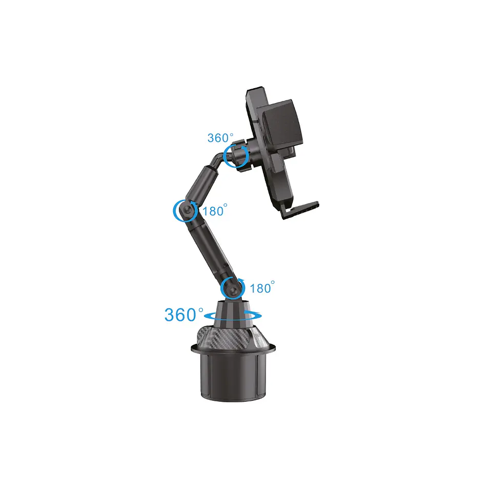 Soporte celular para vehiculo con posa vasos tecnolab TL503  2