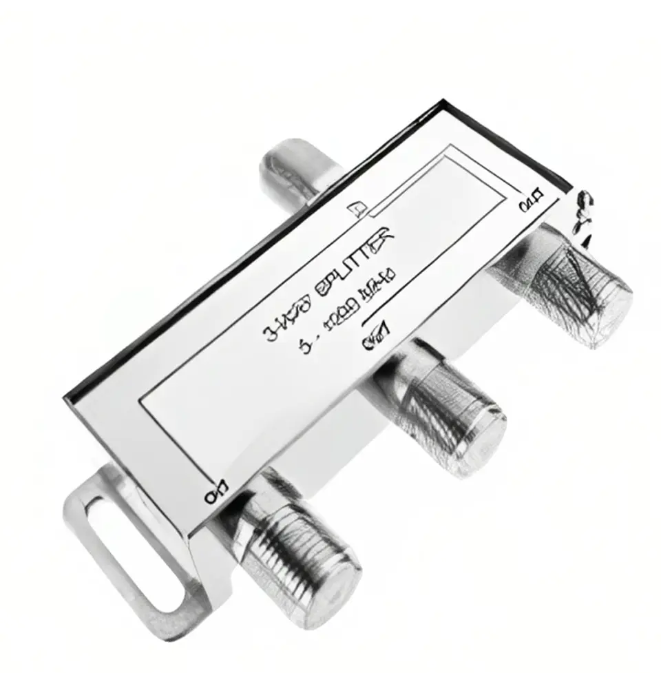 Splitter coaxial Television satelital 5-2400mhz 3 salidas  1
