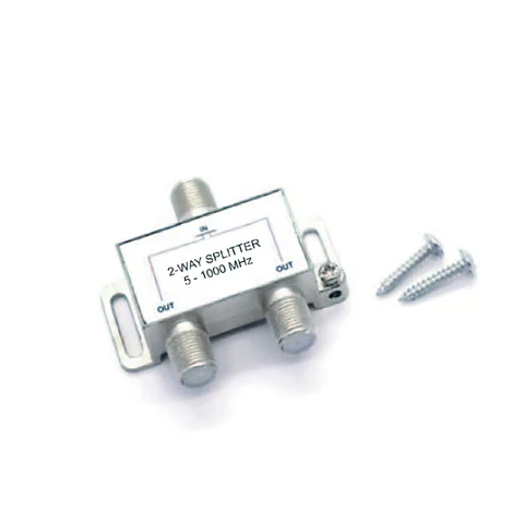 Splitter coaxial Television satelital 5-1000mhz 2 salidas 