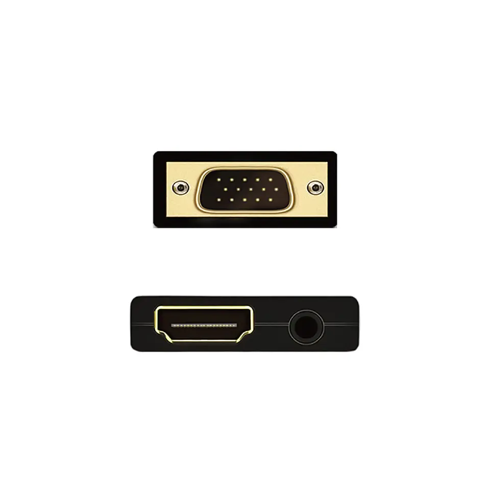 Adaptador de imagen VGA a HDMI + Audio 3