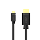 Cable MICRO HDMI a HDMI M-M 2.0 2 MTS 2