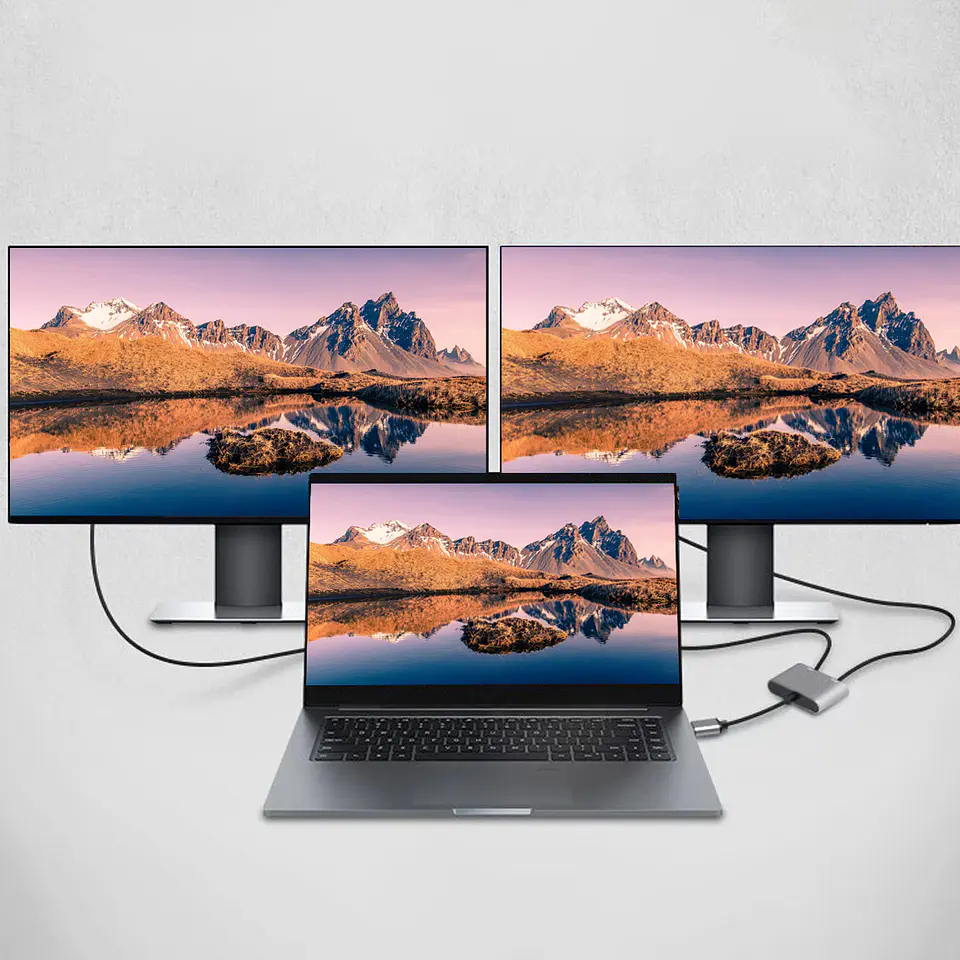 Adaptador de imagen USB 3.0 a HDMI y VGA  3