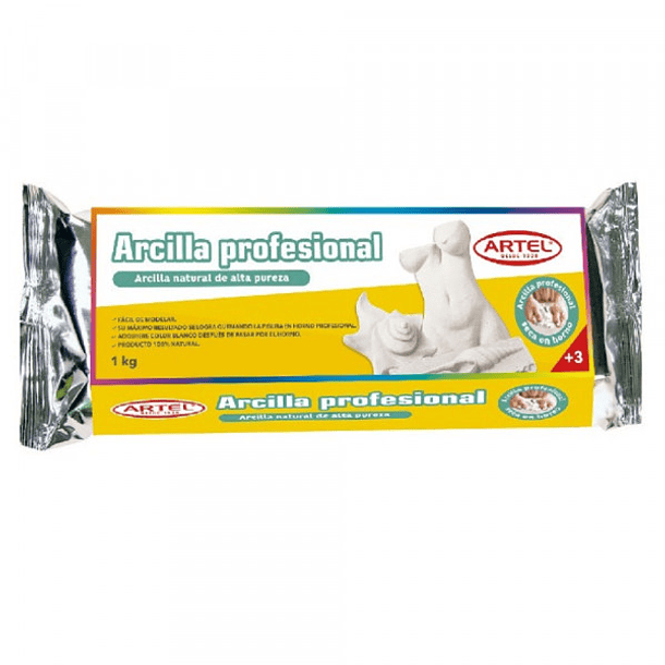 ARCILLA PROFESIONAL BLANCA 1 KG