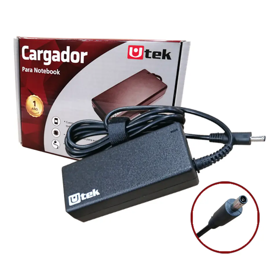 Cargador de notebook DELL 65W 19.5V 3.34A pta 4.5*3.0mm  1