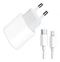 Cargador de pared + cable USB-C A LIGHTNING 18W  - Miniatura 2