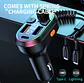 Carghador de auto con bluetooth y salida USB + 2 CABLES  - Miniatura 5
