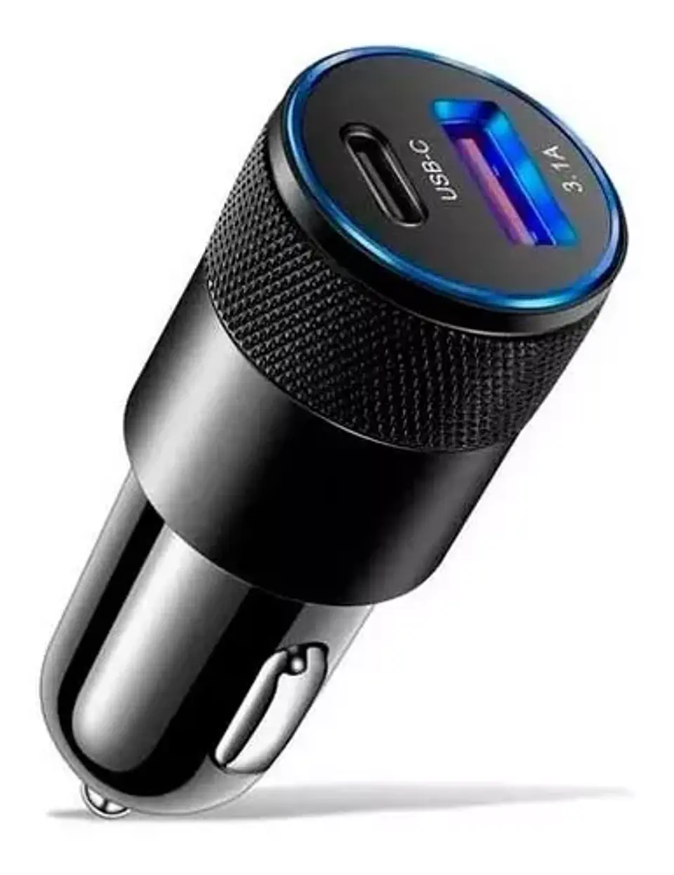 Cargador para automovil USB-C + USB 30W  1