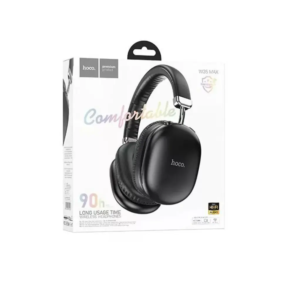 Audifonos Bluetooth W35 MAX Negro  2