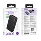 Bateria portatil borofone 20000mah 22.5w negra  - Miniatura 1