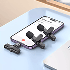 2 Microfonos inalambricos borofone usb-c y ligthning 2.4g 6H  5