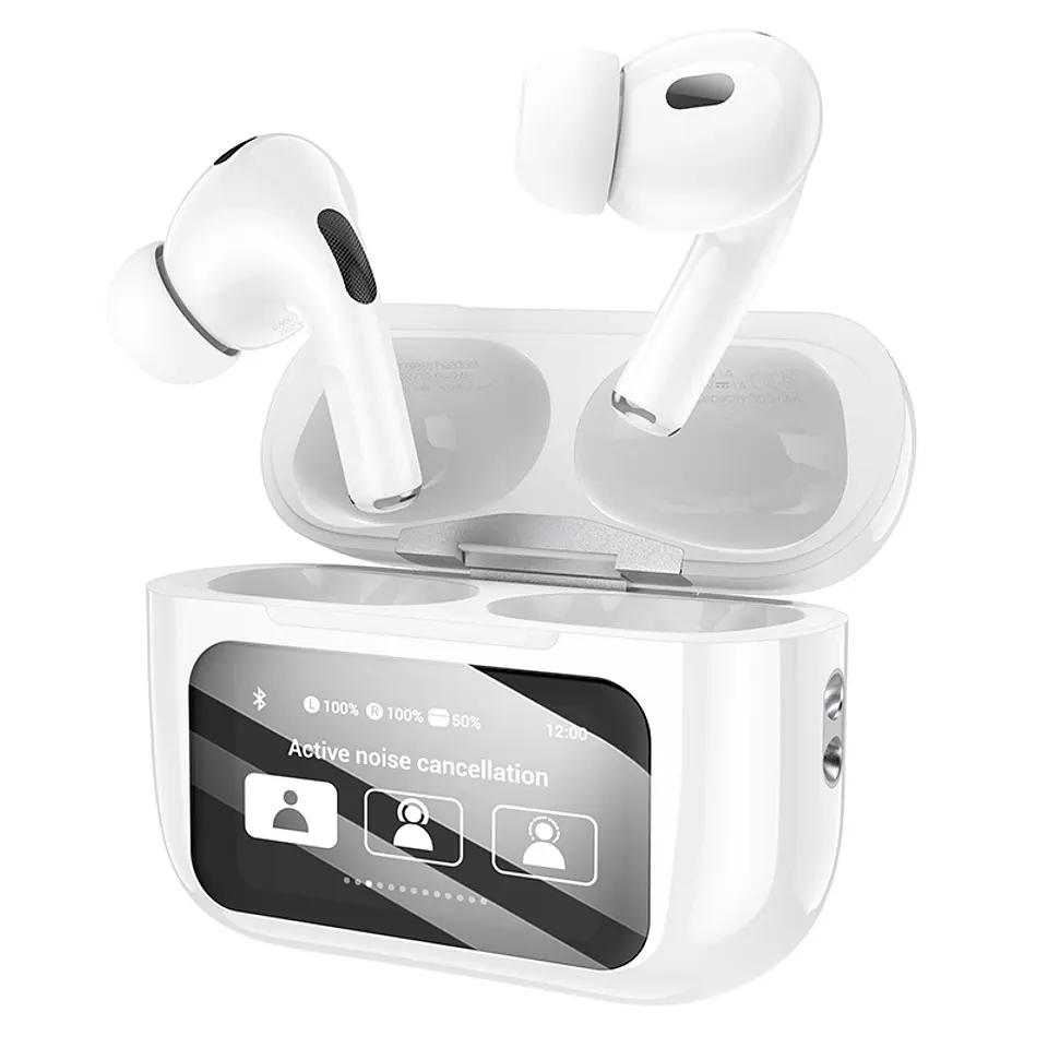 Audifonos hoco BT NAC EW72 pantalla touch  1