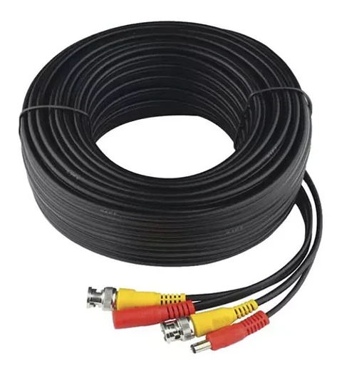 Cable Para Camara Vigilancia Video Y Poder 100M