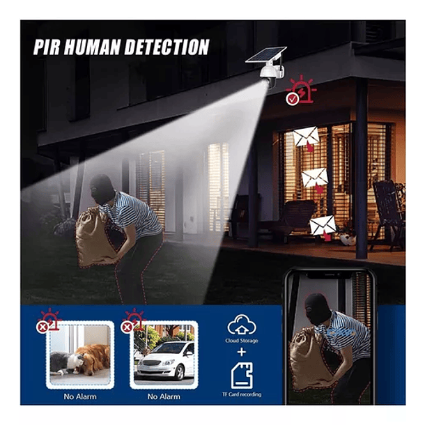 Camara solar WIFI 3MP DCG1450 Exterior  7