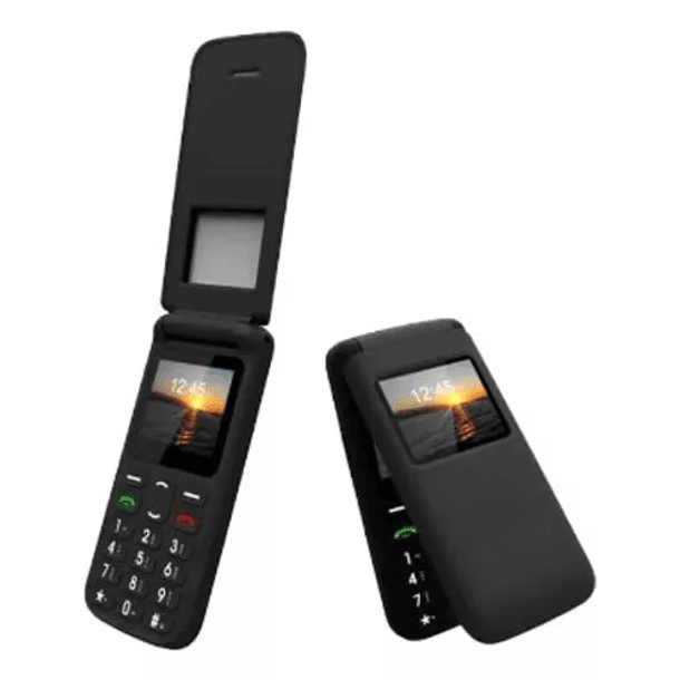 Telefono celular 4G senior tipo almeja Black  3