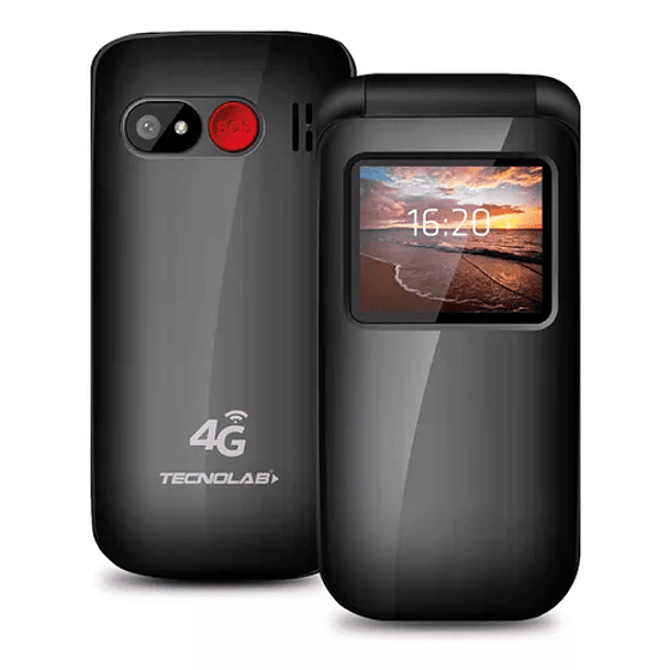 Telefono celular 4G senior tipo almeja Black  1