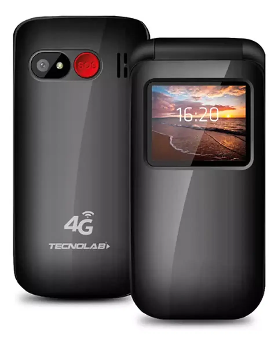 Telefono celular 4G senior tipo almeja Black  1