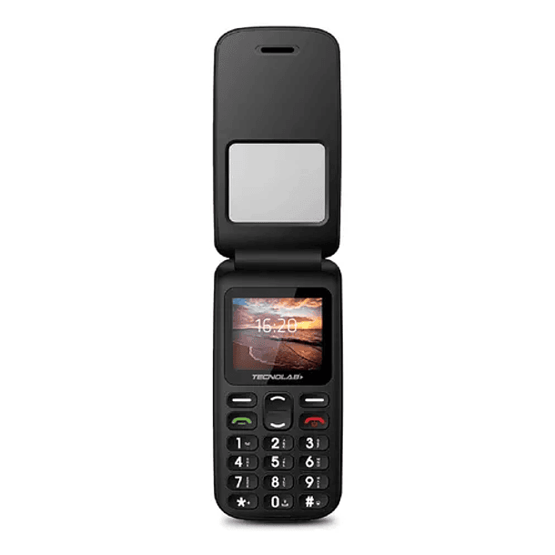 Telefono celular 4G senior tipo almeja Black  2